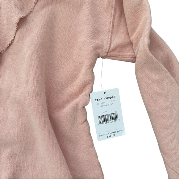 Free People NWT Ooh La Ruffle Pullover Sweatshirt medium - Picture 3 of 6